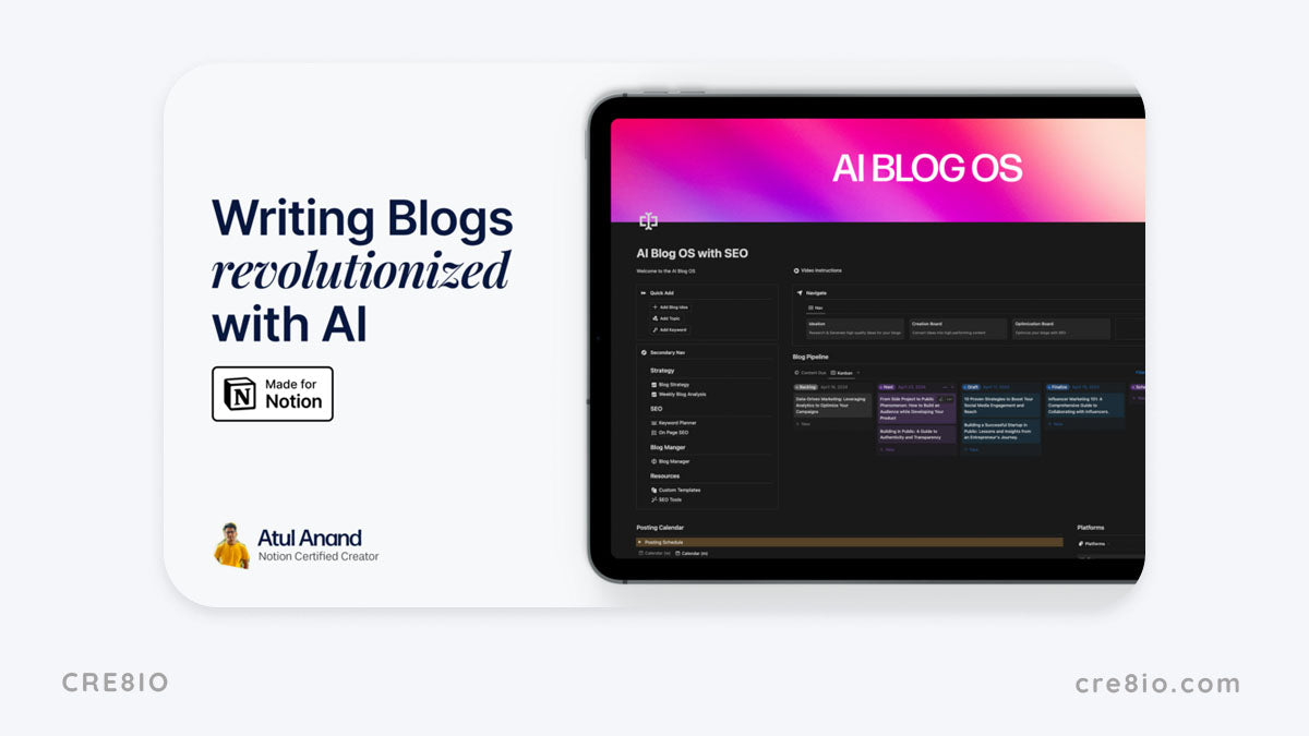 Notion AI Blog OS with SEO