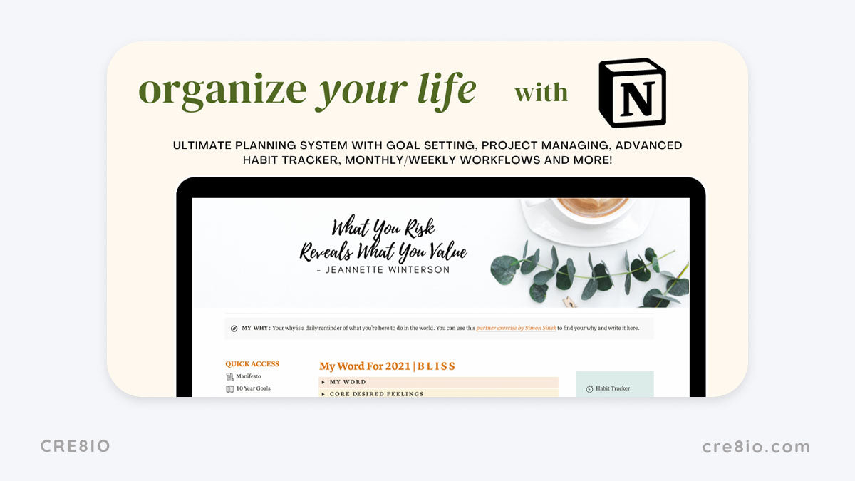 Notion Life Dashboard