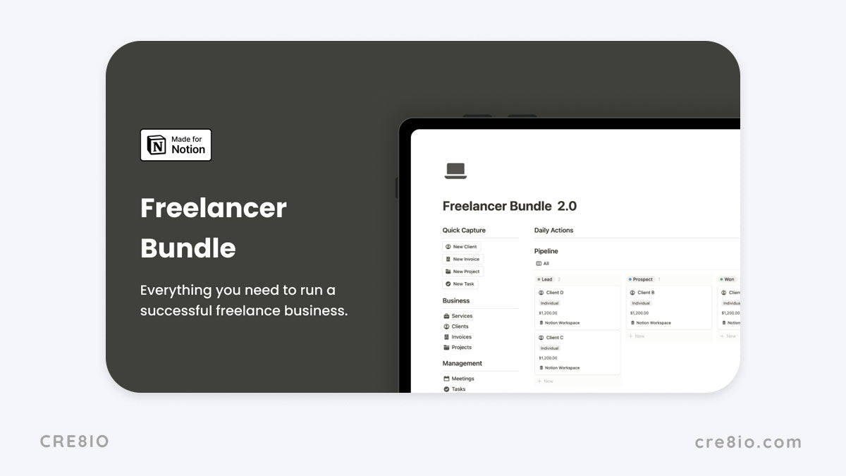 Notion Freelancer Bundle