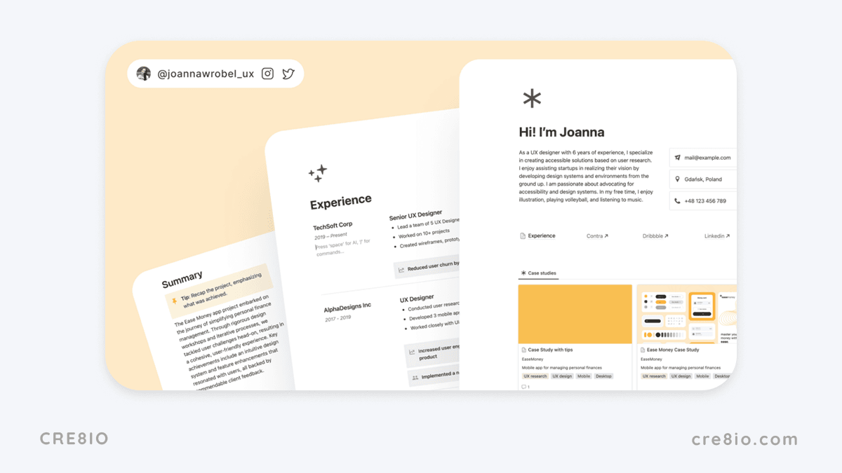 UX Portfolio & Case Study + Tips