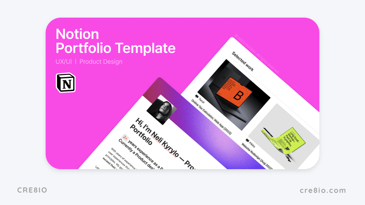 Notion Portfolio Template