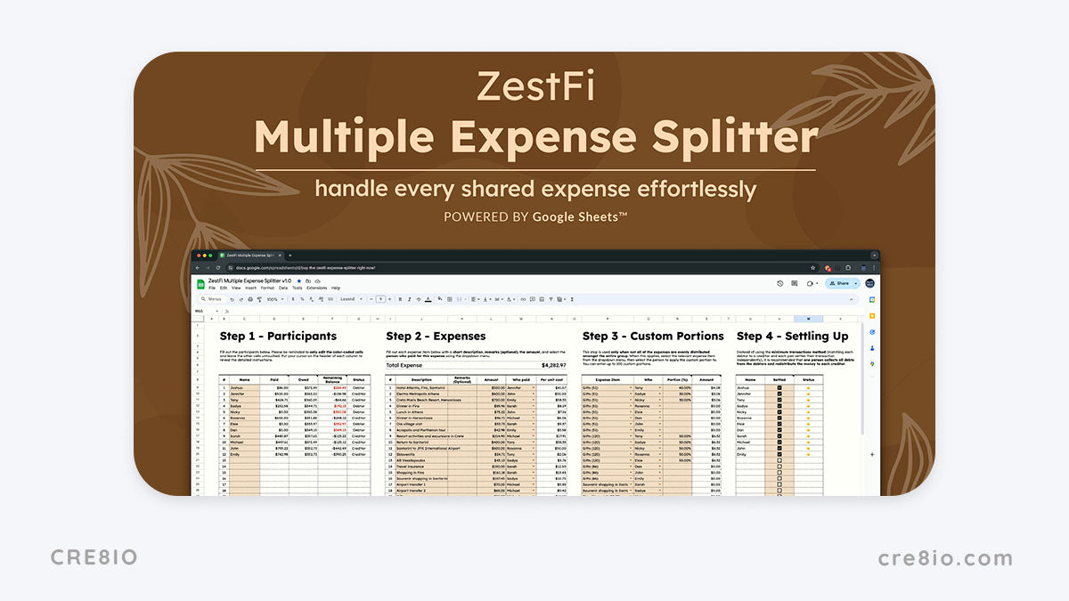 Multiple Expense Splitter