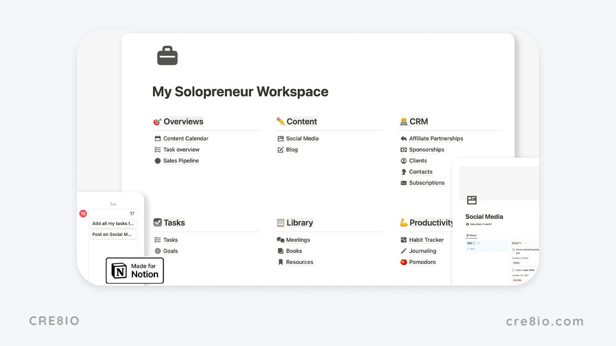 Solopreneur Ultimate Workspace