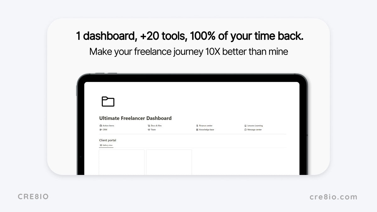 Ultimate Freelancer Dashboard