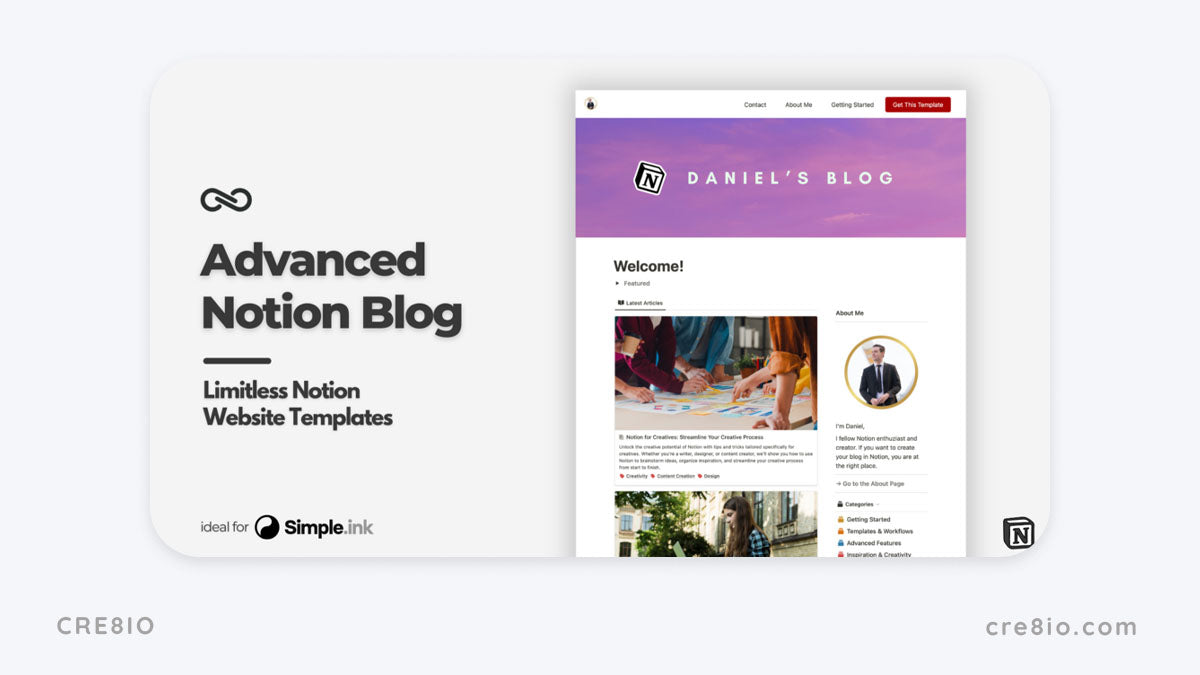 Advanced Notion Blog Template